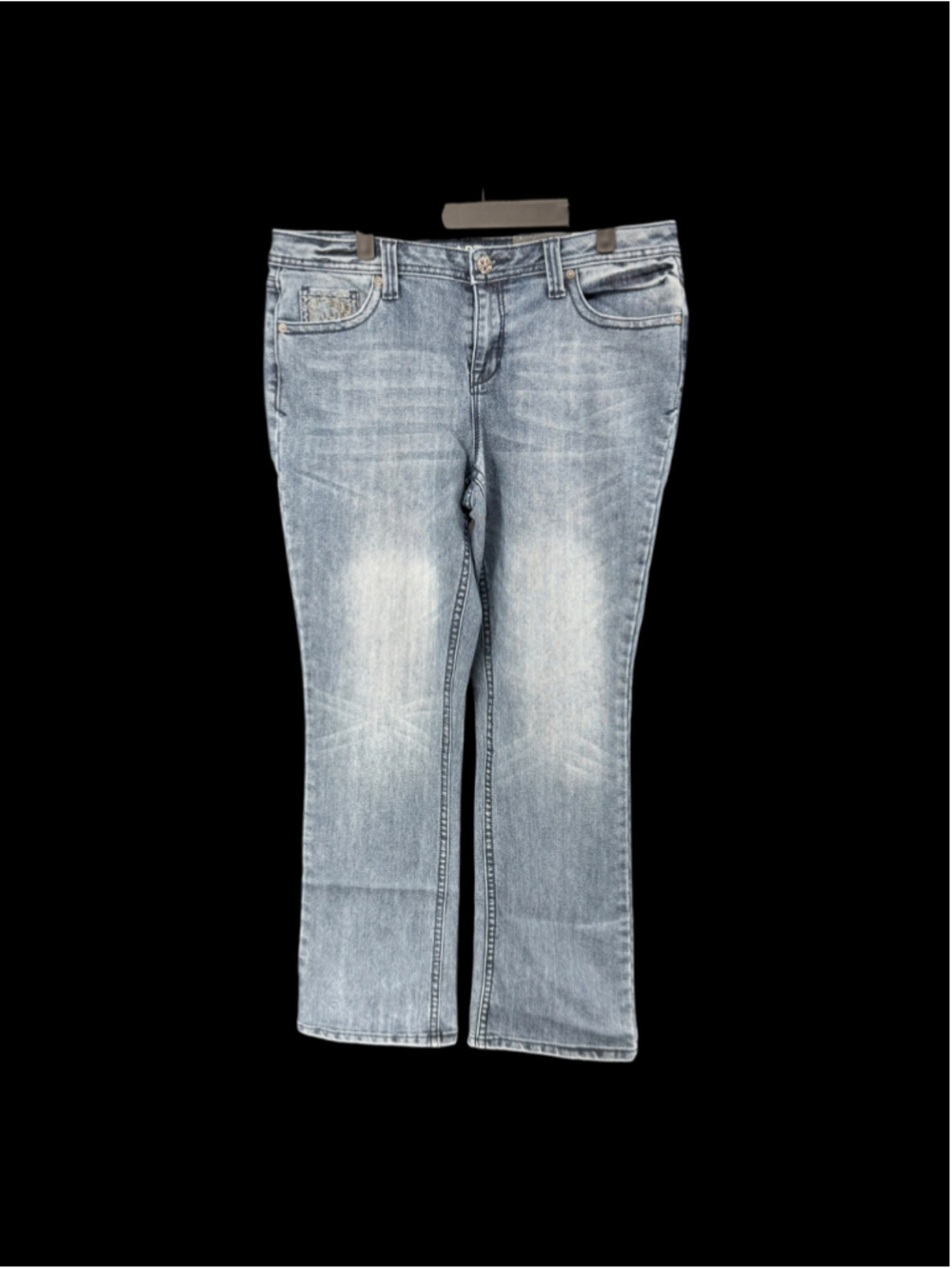 Women's APT. 9 Baby Boot Cut Jeans Blue Size 12